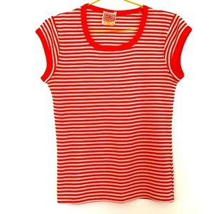 Vintage 70’s orange striped tee 🍊